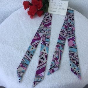 2pcs Twilly Scarves Handbag/ Handle Ribbon